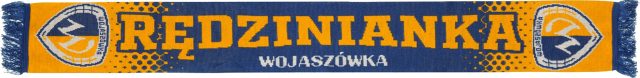 Szaliki dziane stalowo-niebieskie