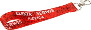 Smycze drukowane krótkie